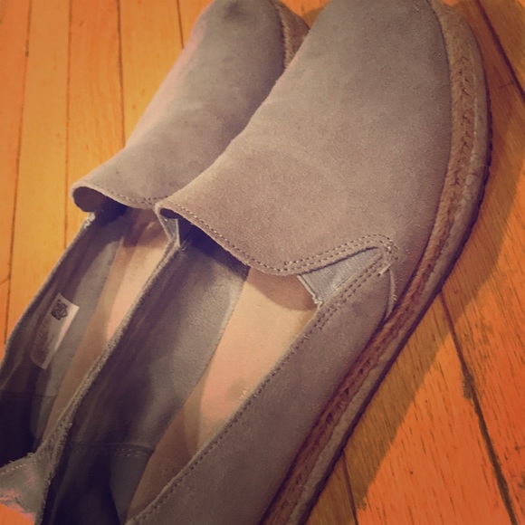 Women’s Gray espadrille toms shoes size 9 - Picture 1 of 4